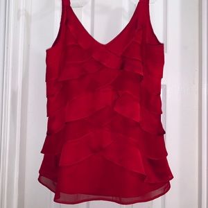 ✅ BOGO White House Black Market Red Top M